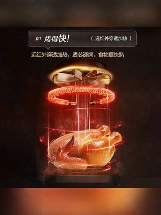 新款苏泊尔可视空气炸锅红外加热家用大容量多功能#苏泊尔空气炸锅 #可视空气炸锅 #家用厨房电器 #多功能炸锅 #红外加热