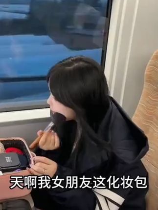 NICELAND全屏镜子带灯LED化妆包女手提便携补光化妆箱化妆品收纳
