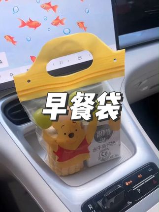 上班上学来不及吃早饭的时候就用这种自带提手的密封袋 #孩子开学吃什么 #居家好物 #手提密封袋 #收纳整理 #超便宜超划算