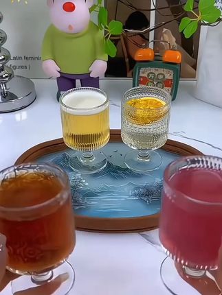 【斯威迩出品】高颜值轻奢高白料高脚杯大号家用透明果汁红酒杯网红#高颜值高脚杯 #家用酒杯 #果汁杯 #红酒杯 #斯威迩