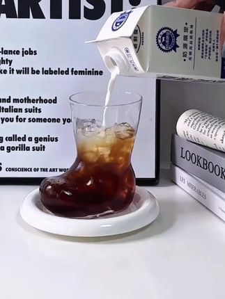 ins创意靴子杯玻璃水杯透明个性果汁饮料喝水杯咖啡冷饮杯子 #玻璃杯  #靴子杯  #杯子  #杯子控  #水杯