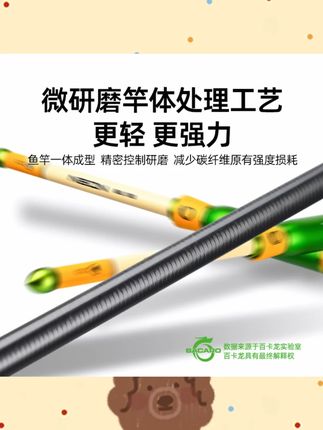 【百卡龙】霓虹小物钓鱼竿短节轻量竿炭纤维材料超轻超硬超短节鱼竿#钓鱼竿 #短节鱼竿 #炭纤维鱼竿 #百卡龙鱼竿 #轻量鱼竿