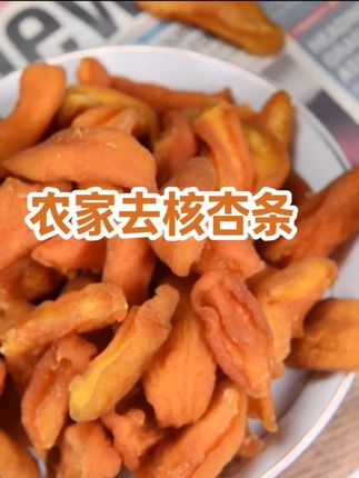 雁北农夫阳高杏条250g酸甜自然去核即食口味杏干酸杏干解馋 #杏干#酸杏干#雁北农夫