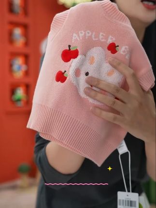 儿童毛衣女童百搭针织背心#针织背心 #针织马甲 #儿童马甲