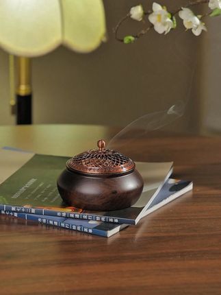 点一支香治愈一整天!#香炉#治愈好物 #唐丰黑檀木禅定香炉