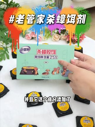 用这个把家里蟑螂整窝端!#老管家杀蟑胶饵