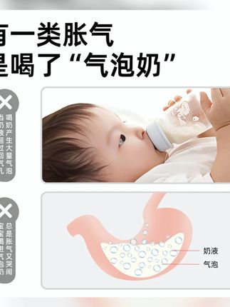 【底部回气】新生儿防胀气防呛奶初生婴幼儿宝宝玻璃奶瓶0-6-12个月#新生儿奶瓶 #防胀气奶瓶 #玻璃奶瓶 #宝宝用品 #初生婴儿奶瓶