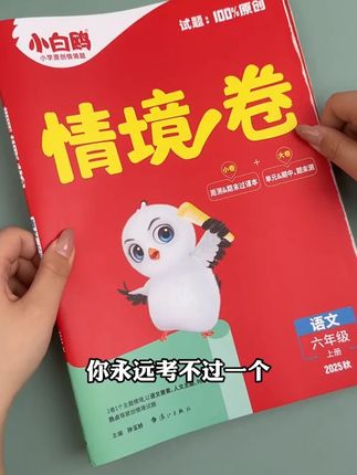 万唯小白鸥小学情境卷2026人教北师苏教上下册语数英强化训练 #好物种草