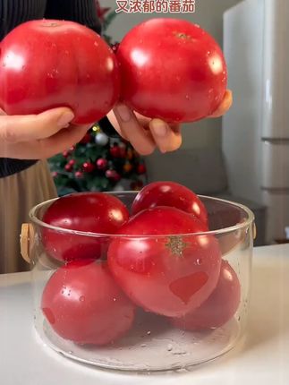 生吃特别好吃 每一个沙瓤爆汁 粉粉沙沙的特别好吃 关键价格还很便宜#口感特别好 #普罗旺斯水果西红柿 #好吃到停不下来 #番茄 #大人小孩都爱吃