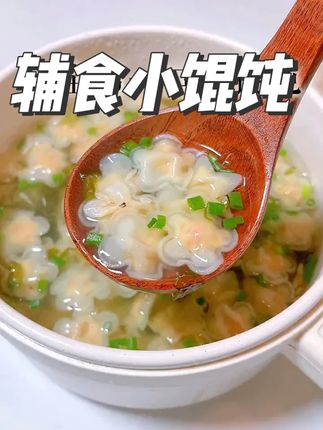 营养满满!宝宝的早餐必备,鲜嫩多汁的小馄饨!😋#小月龄辅食 #辅食教程 #宝宝馄饨辅食做法 #宝宝爱吃 #做法简单又营养