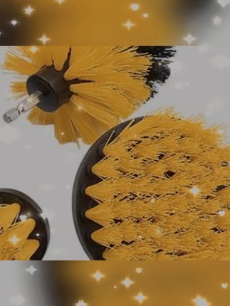 【12.9元三件套】清洁刷套装 洗地刷圆盘刷除尘抛光多功能清洁套装