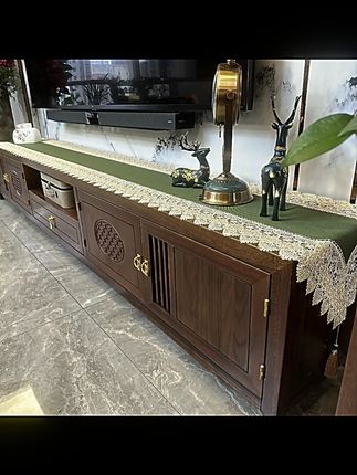 锦礼【45宽】阳离子高品质桌旗 荣曜花边 手工家用 桌布茶几布#桌旗推荐 #高品质桌旗 #手工桌旗 #家居装饰 #锦礼好物