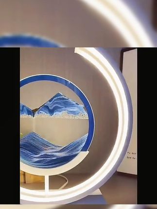 国风流沙画摆件,为客厅卧室增添轻奢艺术氛围! #家居好物 #山水沙漏 #国风流沙画 #轻奢装饰品 #创意摆件
