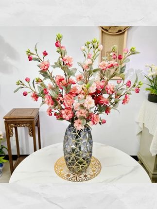 新款轻奢简约欧式琉璃花瓶水培玻璃花瓶花插家居装饰摆件花插花器#花瓶 #好物推荐 #工艺品摆件 #家居摆件