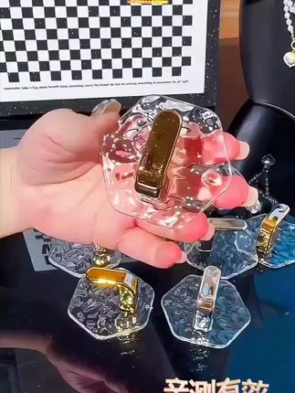 【15个】高档免打孔强力粘贴亚克力挂钩浴室卫生间门后墙壁无痕使用#免打孔挂钩 #浴室用品 #无痕挂钩 #卫生间好物 #强力粘贴