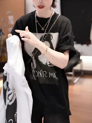 欧美风短袖T恤