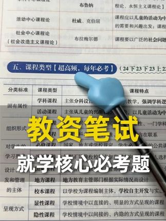 9.13教资笔试瞬间不急了!无非就是这些内容,熬夜也要背完! 上岸学姐墙裂推荐,老王和睿子老师等中公团队研发的教资重点笔记#中公教育图书旗舰店#中公教资教材#教资笔试#教资考试#教师资格证