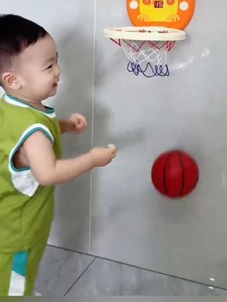 #篮球框 儿童篮球玩具篮球框投篮架亲子互动1一2岁3挂壁锻炼男孩女宝#儿童篮球框 #篮球框玩具 #投篮架 #篮球框架