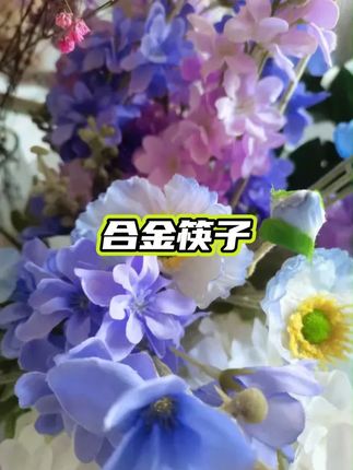 【防霉防滑合金筷】高端无漆无蜡家用耐高温防摔马卡龙合金筷子网红 #ai扩图 #合金筷 #合金筷子 #家庭必备 #家用合金筷