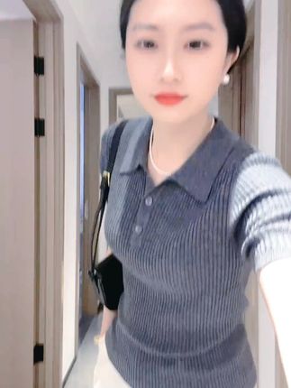 夏季新款!经典桑蚕丝POLO针织衫,老钱风女装超百搭 #POLO衫新款 #桑蚕丝女装 #简约百搭女装 #老钱风T恤 #夏季针织衫