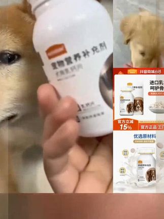麦富迪 狗狗钙片100g 幼犬成犬老年犬宠物狗健骨补钙金毛泰 #狗狗钙片#  麦富迪  #狗狗补钙#  宠物补钙钙片  #金毛钙片