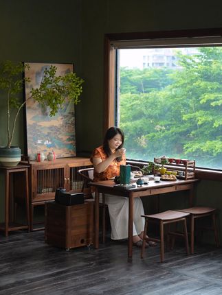 全屋装修最不后悔的决定,就是做了个小小茶角落 #茶桌茶台 #茶空间
