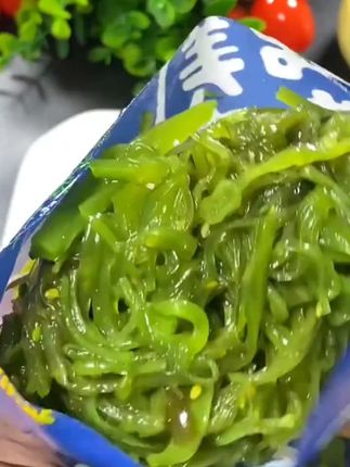 【送试吃】大连地标裙带菜丝酸甜芥末香辣即食小包装日料低脂#大连裙带菜丝 #即食小包装 #日料美食 #低脂零食 #送试吃