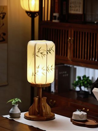 新中式竹影台灯,氛围感直接拉满! #国风古韵 #东方美学 #空间美学 #翠竹 #台灯