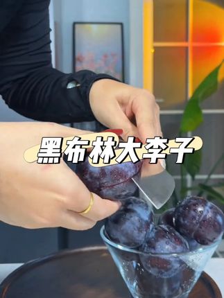 今年黑布林大李子产量真高的 把树枝都压断了,不便宜卖都不行了 #又到了吃李子的季节 #新鲜采摘 #现摘现发新鲜到家 #优质水果 #好吃不贵经济实惠