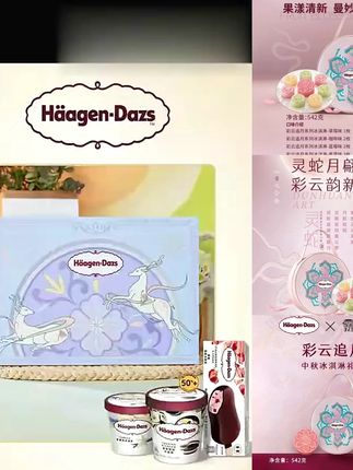 哈根达斯中秋佳节系列精选冰淇淋礼盒非传统月饼【官方正品】