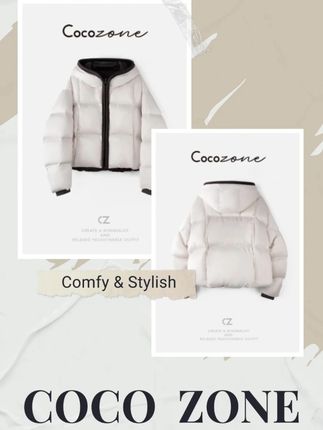 COCO ZONE 刘一一 “拼色鹅”拉链简约质感百搭鹅绒服,高级感穿搭,慵懒风,仙气飘飘,秋季女装,琥珀流光,千金,知秋胖妹妹,显高显瘦,卫衣套装,时尚气质,短外套,宽松慵懒,女装店,网红,老钱风,老钱,痞帅,松弛感,纯欲#刘一一#cocozone#跟电子闺蜜晒红人秋日穿搭#谁穿谁好看#穿出高级感