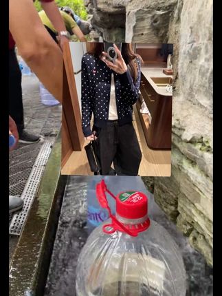 新款韩系波点气质时尚休闲长袖短款百搭上衣外套 韩系波点正肩毛衣 #今日穿搭 #梨形身材穿搭 #休闲穿搭 #通勤搭配 #韩系穿搭