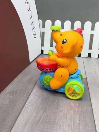 会吹球会打鼓的小象玩具 #玩具 #儿童玩具 #解压玩具 #益智玩具