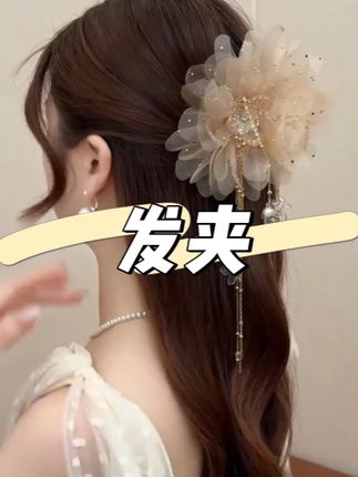 #抓夹用法 #头饰发饰 #饰品分享 #头饰搭配 #女神必备 的发饰推荐#发饰