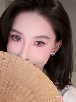 G XIAOXIAO镀K金 法式气质高级百搭四叶花满镶耳环 #珠宝首饰