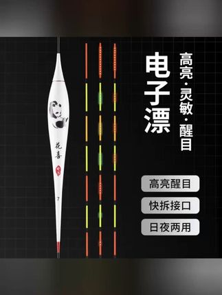 超酷LED电子漂重力感应鱼漂,高清灵敏夜光两用变色咬钩!#钓鱼装备推荐 #夜钓必备工具 #电子浮漂评测 #咬钩变色技术 #LED鱼漂灵敏度