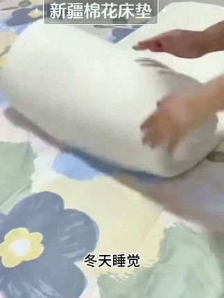 新疆棉花褥子床垫软垫冬季加厚棉絮垫被家用宿舍学生单人床褥垫子#棉花褥子 #棉花褥子床垫 #床垫 #软垫 #床褥