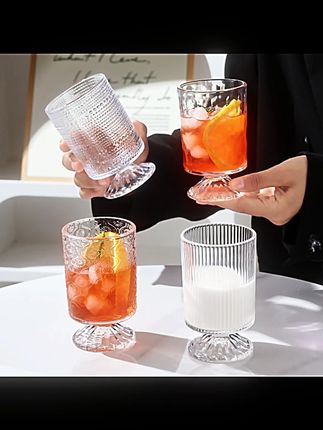 【斯威迩出品】高颜值轻奢高白料高脚杯大号家用透明果汁红酒杯网红#斯威迩高脚杯 #轻奢高脚杯 #家用酒杯 #果汁杯 #红酒杯