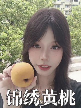麻阳兰里的锦绣黄桃熟了 脆甜多汁,果味浓郁,有想吃的吗?#桃子熟了 #黄桃 #新鲜应季水果 #美女 #一口黄桃一个夏天
