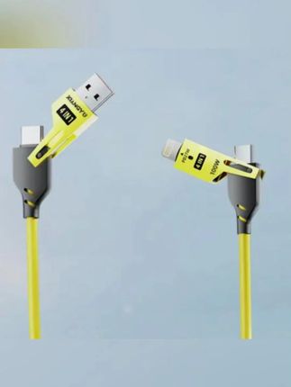 车载四合一弹簧超级快充数据线type-c适用于苹果安卓carplay收纳#数据线 #数据线推荐 #快充数据线 #快充数据线推荐 #好物分享