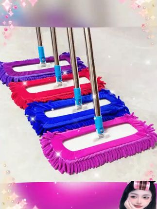 雪尼尔加大号平板吸水拖把家用一拖净干湿两用木地板瓷砖拖地神器