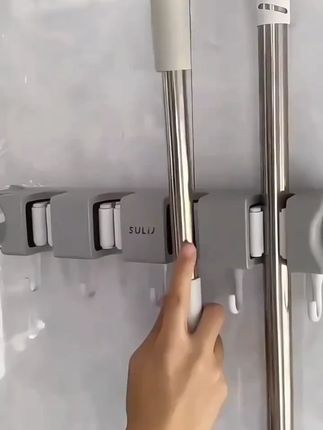 YOPI吸盘拖把壁挂夹浴室家用扫把夹卫生间免打孔门后挂钩强力承重 #好物推荐 ?  #吸盘拖把壁挂夹 #卫生间好物  #实用省空间家用必备