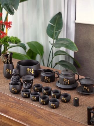 办公室会客用高端功夫茶具套装家用紫砂壶泡茶具商务礼品定制logo#茶器之美 #召唤茶友 #茶具 #茶具好物推荐 #今天你喝茶了吗