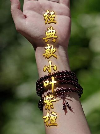 小叶紫檀你可能见过,但这个价格这个质量的你一定不要错过! #小叶紫檀 #手串 #文玩