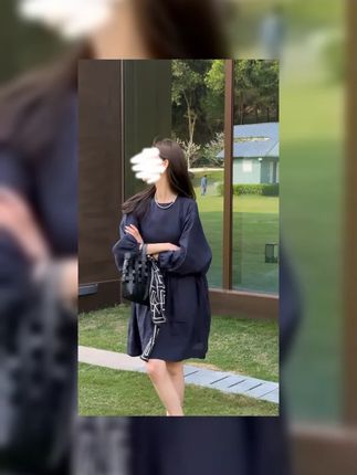 法式大码宽松夏季极简连衣裙 #松弛感穿搭 #显瘦穿搭 #韩系穿搭 #解锁职场穿搭 #今日人设是都市丽人