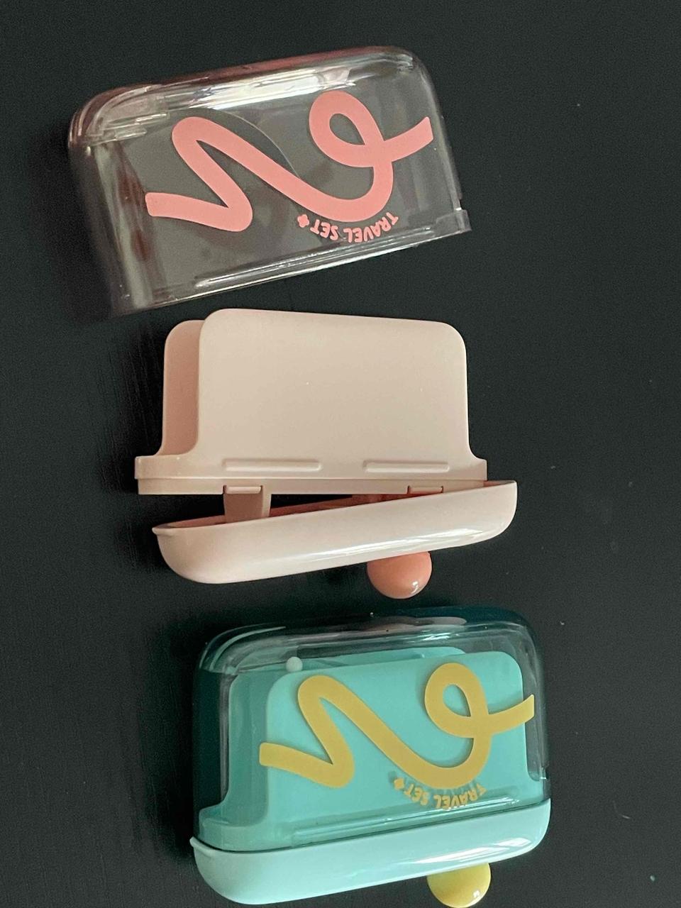 趣味多巴胺便携牙线盒 自动弹出收纳盒。