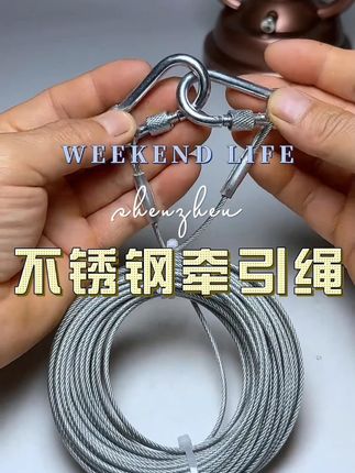 不锈钢牵引绳#不锈钢牵引绳 #牵引绳 #好物推荐🔥