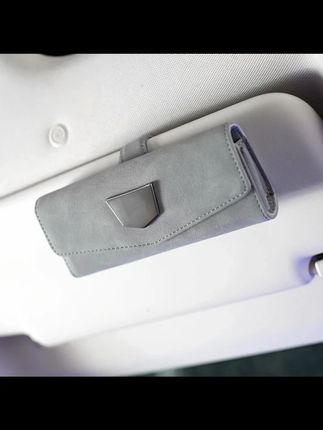 新款汽车遮阳板眼镜票据收纳盒#汽车收纳盒 #司机储物盒 #夏天开车用品 #眼镜票据收纳 #遮阳板收纳盒