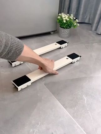 试试这款移动家居底座,移动重物快速又轻松,移动完能打扫家具底部卫生死角,碳钢很耐用!