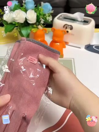骑车秋冬手套户外保暖加绒防寒骑行男女手指可触屏防滑防寒#加绒手套 #保暖手套 #触屏手套 #骑行手套 #户外骑行